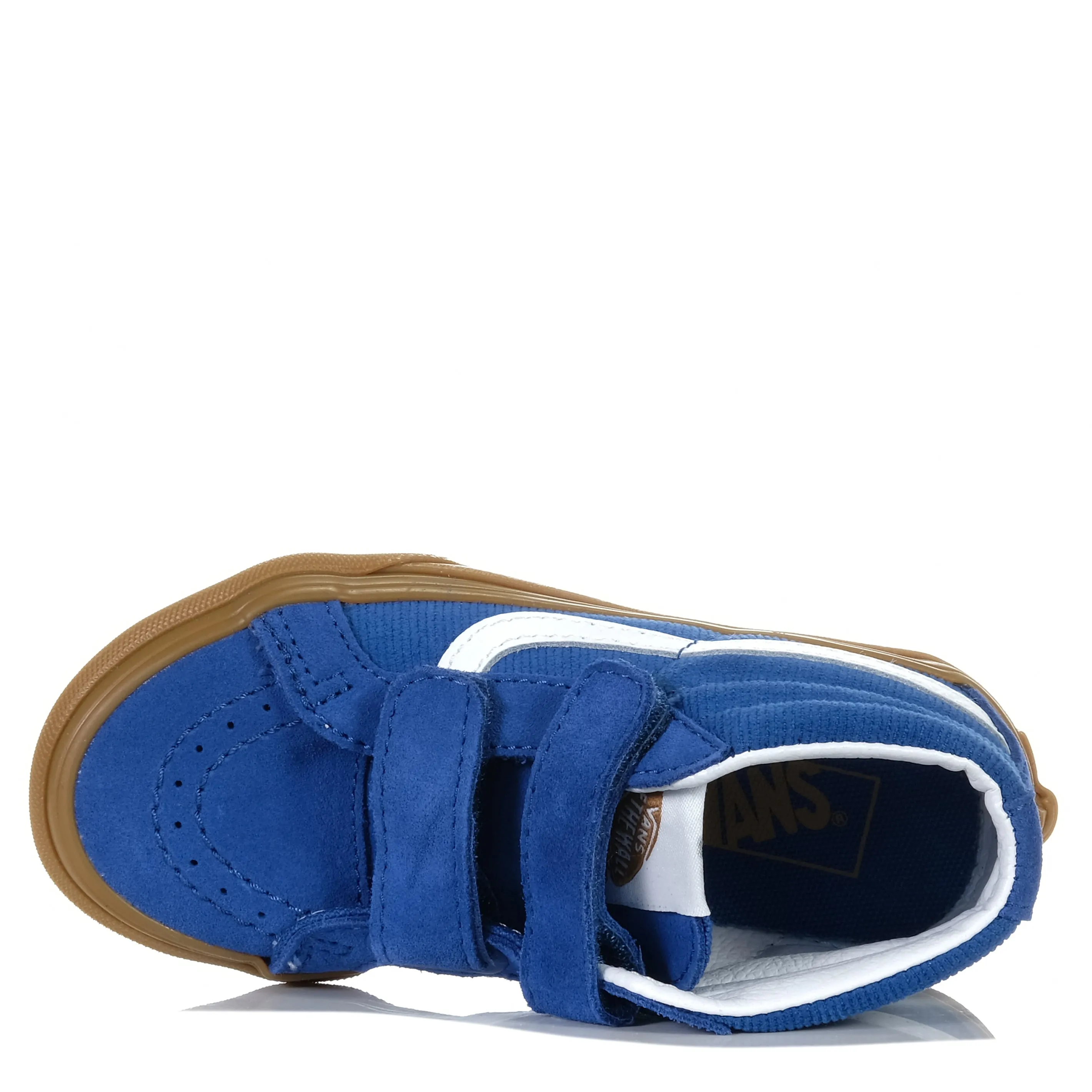 Vans Sk8 Mid Réédition V Youth Chaussures en Cordonné Bleu Pop_Vans