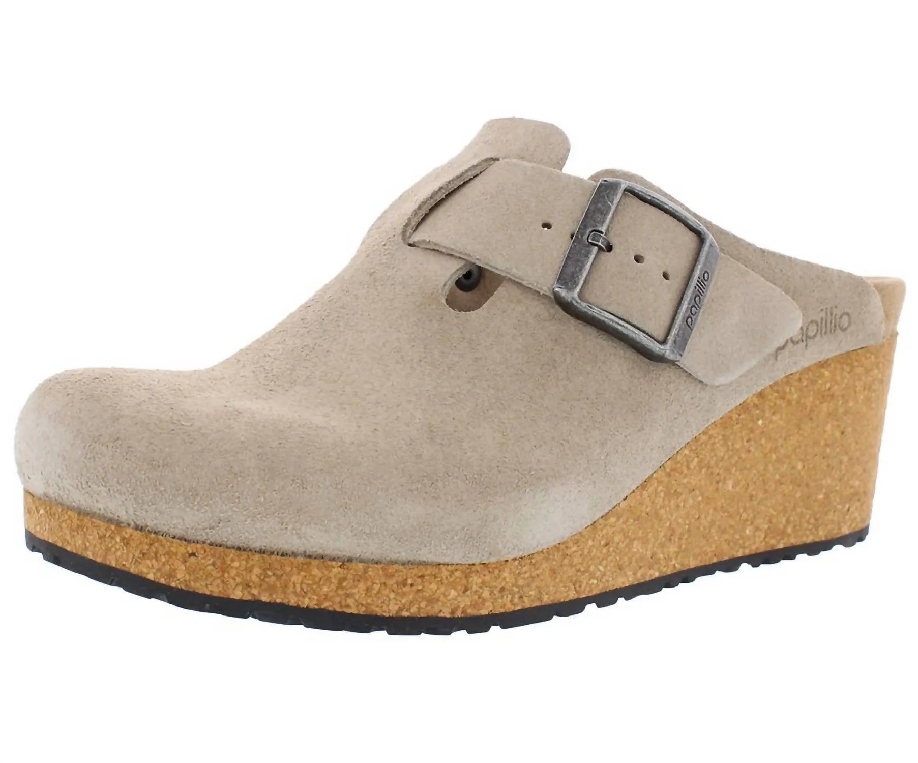 Clogs pour femmes à boucle en forme de bague en taupe