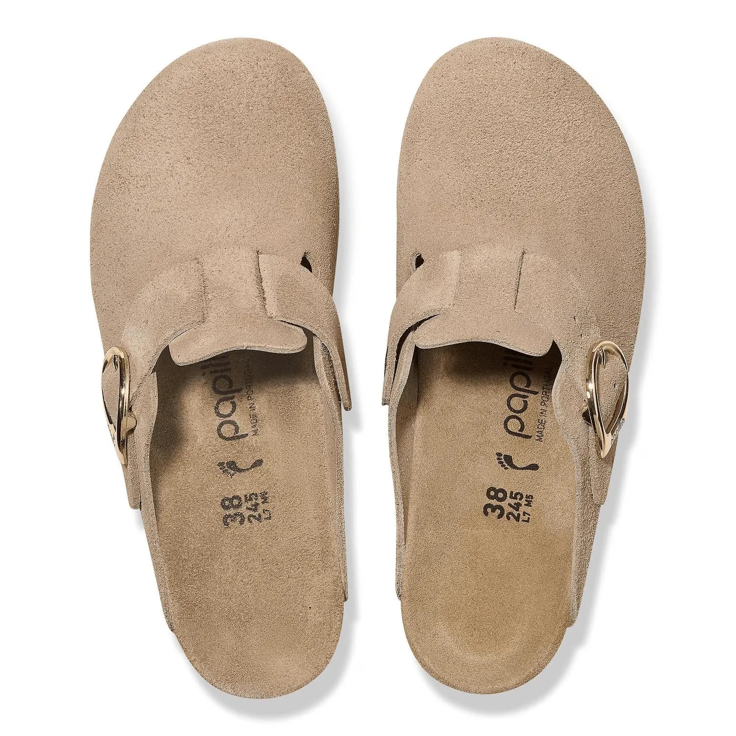 Clogs à boucle annulaire pour femmes en sable chaud
