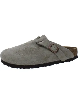 Womens Leather Slip On Clogs