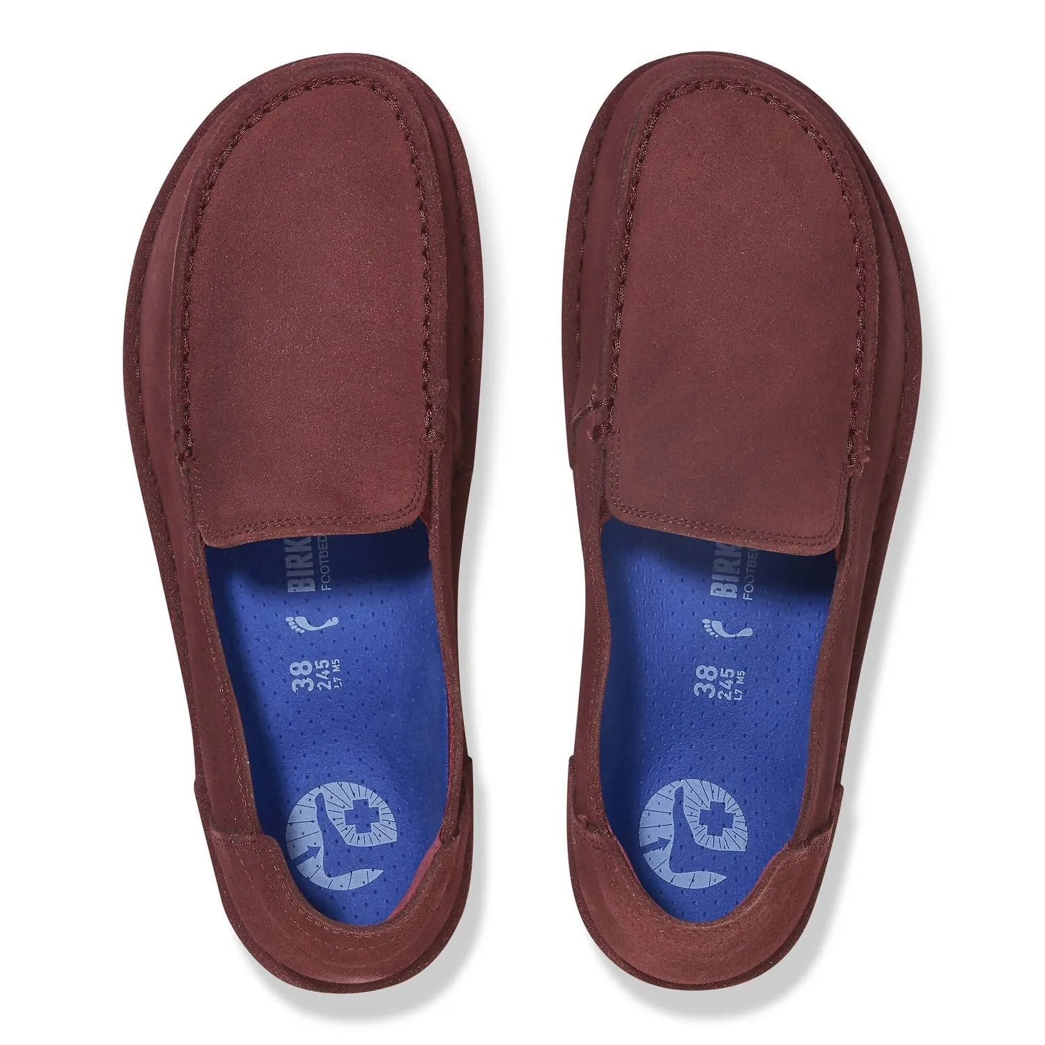 Clogs en daim Utti pour femmes en Zinfandel