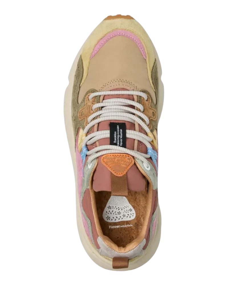 Chaussures Yamano 3 pour Femme en Crème, Taupe et Militare