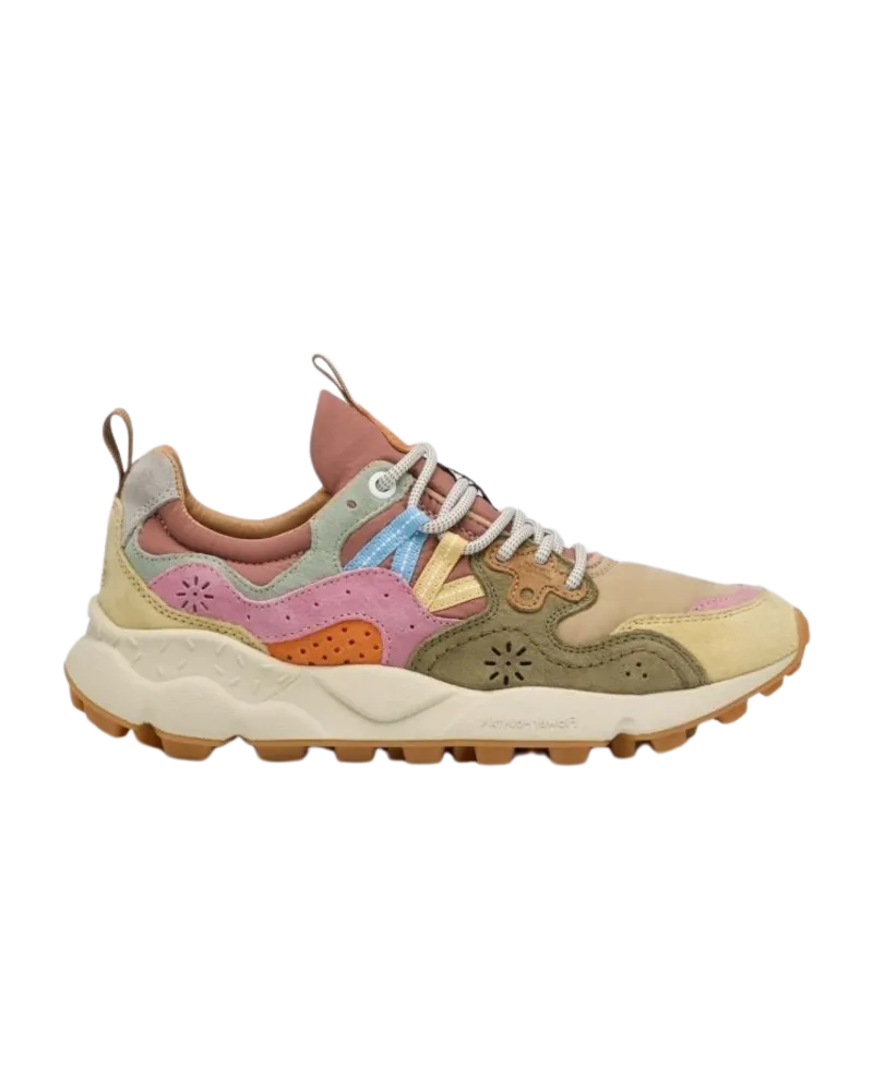 Chaussures Yamano 3 pour Femme en Crème, Taupe et Militare